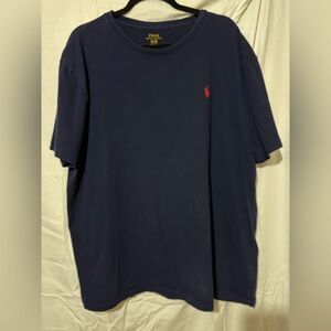 Polo by Ralph Lauren Navy Tee with Red Logo